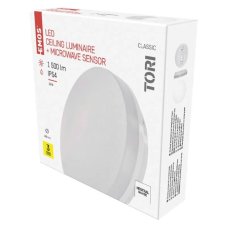 Stropné svietidlo so senzorom LED 1500lm 4000K biela IP54 EMOS TORI ZM4328