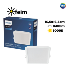 Philips 59467 LED Meson 1 stropní zápustné svítidlo 165x165mm 17W / 1600lm 3000K sqare