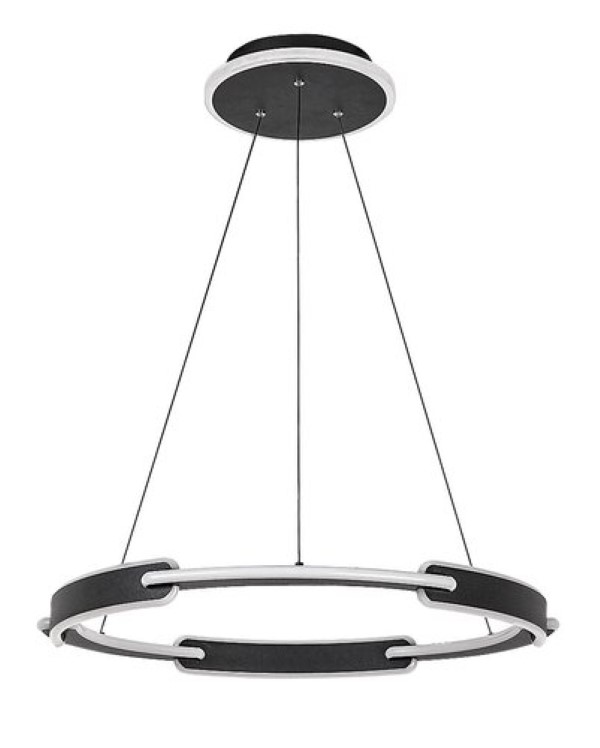 RABALUX 72229 Sindri závesné svietidlo D600mm LED 45W/3200lm 3000+4000K čierna, biela, DIP switch