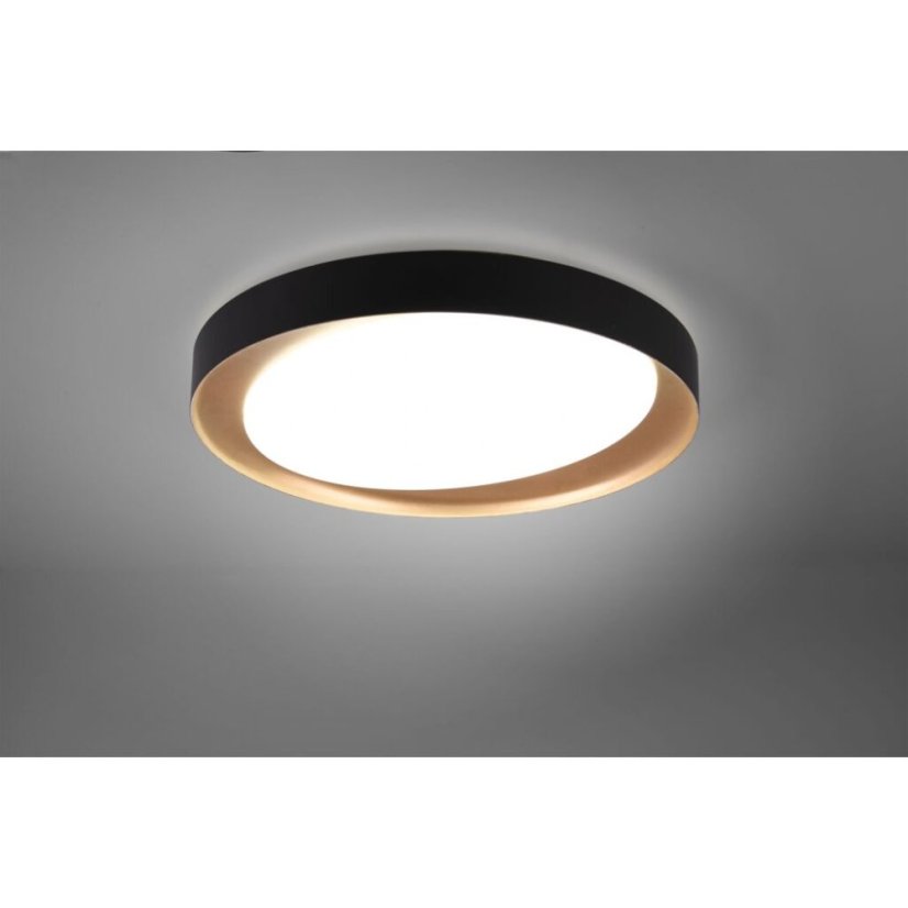 TRIO R62712402 ZETA stropní svítidlo LED D485mm 24W/1920lm 2700-6500K, černá, bílá, stmívatelné, dálkové ovládaní