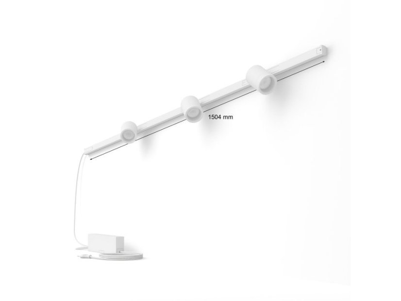 8719514407862 Philips Hue White and Color Ambiance Perifo LED nástěnné svítidlo bodové - souprava 15,6W/3x490lm 2000-6500K+RGB bílé