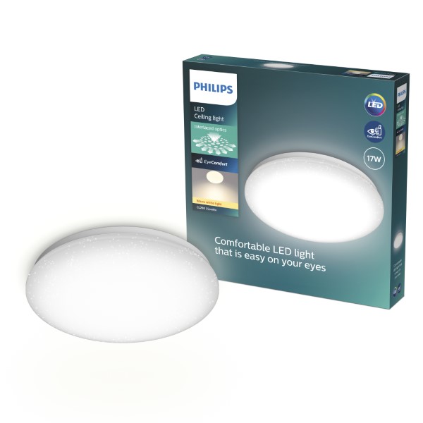 Stropní svítidlo LED 2700K biela IP20 PHILIPS Moire 8721103069016
