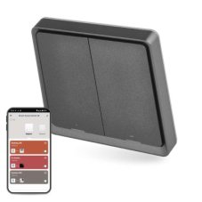 EMOS H5015 GoSmart Prenosný 2-tlačidlový ovládač scén čierna