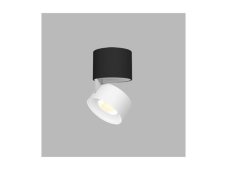 LED2 11508331 KLIP ON stropné bodové nastaviteľné sklopné svietidlo 11W/770lm 3000K čierna/biela
