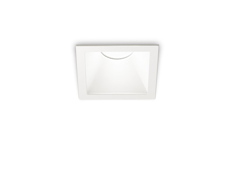Ideal lux 192376 GAME SQUARE zápustné svietidlo 84x84mm LED 11W 950/780lm 3000K biela, UGR