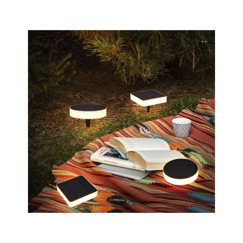 Immax NEO LITE Smart SQUARE 07911L solární svítidlo LED 142x142x31mm 40lm IP65, TUYA