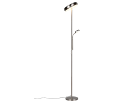Stojací lampa LED 3000 / 4000 / 6500K nikel matný IP20 TRIO Reality PALERMO R45741107