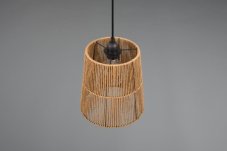 TRIO Reality R31041026 HOLM závěsné svítidlo D240mm 1xE27 černá, béžová