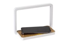 RABALUX 76005 Buldus stolní svítidlo LED V145mm 4W/160lm 3000K matná bílá, imitace dřeva