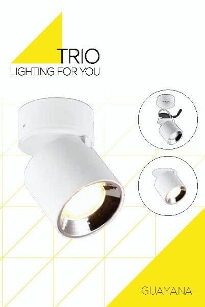 TRIO 651000131 GUAYANA stropné bodové svietidlo/spot 1xGU10 D87mm biela matná