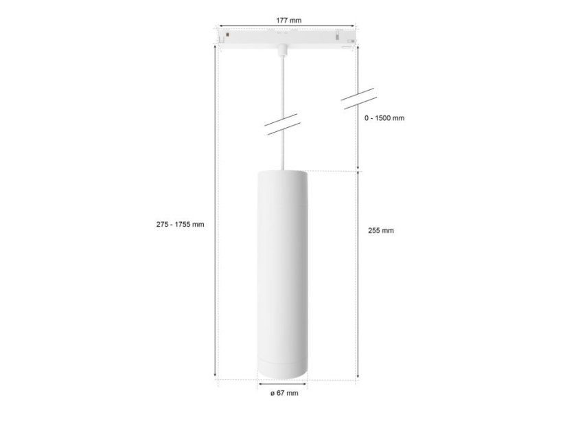 8719514407503 Philips Hue White and Color Ambiance Perifo závěsné svítidlo LED - Extension 5,1W/490lm 2000-6500K+RGB bílé