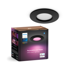 Philips Hue White and color ambiance 8720169264151 Slim downlight S zápustné svietidlo D90mm LED 8,3W/1000lm 2200-6500K+RGB IP44 čierna