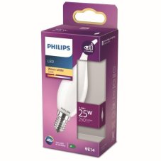 Philips 8718699762933 LED classic žárovka 2,2W/25W 250lm BA35 E14 2700K 220-240V celoskleněný plamínek