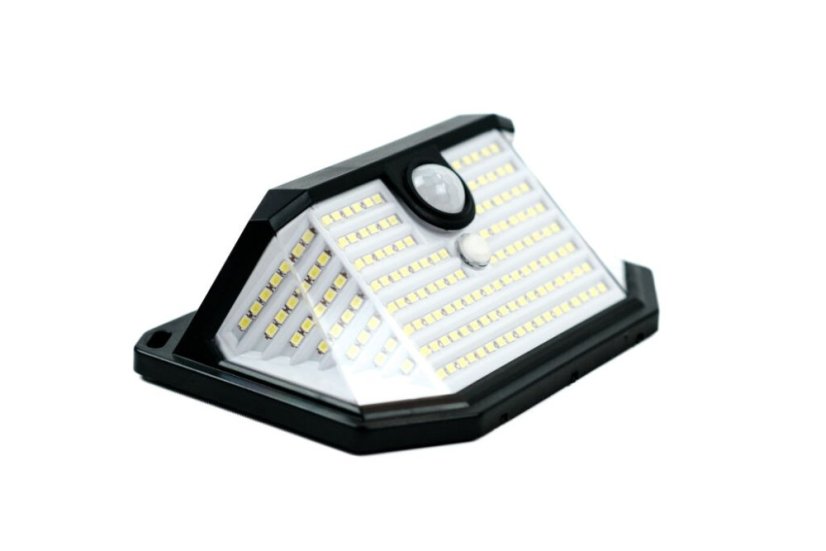 Immax 08486L IMMAX SIDE vonkajšie solárne nástenné svietidlo LED 4W/300lm 6000K, IP65, PIR senzor, čierna
