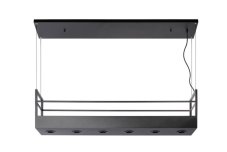 LUCIDE 21427/06/30 MIRAVELLE závěsné svítidlo 6xGU10 černá