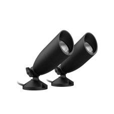 Philips Wiz Ground Spot Starter Kit 8720169071599 exteriérové svítidlo/reflektor 3x LED  10W/540lm 2700-5000K+RGB černá 2xreflektor / adaptér / ovladač