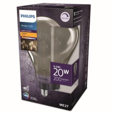 Philips 8719514315372 LED žárovka E27 6,5W/20W 200lm 1800K A160 smoky stmívatelná