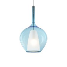 Závěsné svítidlo 1x E27 modrá IP20 Ideal Lux KALIQUE 359588
