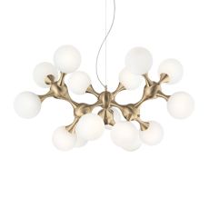 IdealLux 241012 NODI SP15  závestné svietidlo 150mm E14 15x40W IP20 matná mosadz