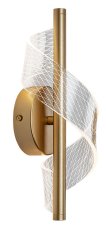 RABALUX 71415 Zofrael nástenné svietidlo LED 6W/900/550lm 3000K zlatá, priehľadná