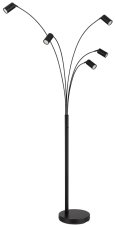 GLOBO 57910-5S ROBBY stojací lampa V2040mm 5xGU10 černá
