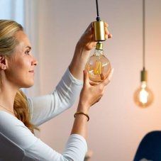 Philips WiZ Tunable white 8718699786816 LED žárovka Filament Globe E27 6,7W/640lm G120 2000-5000K