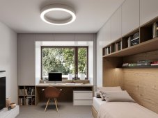 LED2 1273651DT SATURN SLIM stropní svítidlo LED D600mm 50W/3700lm 3000-4000K TRIAC bílá