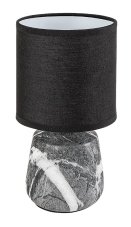 RABALUX 74066 Nalisa stolní lampička V240mm1xE14 mramorový efekt, černá