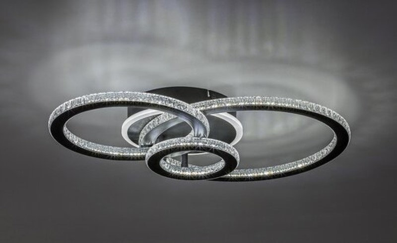 RABALUX 71392 Maziar stropní svítidlo LED 40W/3700lm 3000-6500K černá, bílá, stmívatelné, dálkový ovladač