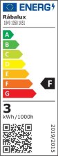 Rabalux 1050 Lite zápustné bodové LED svietidlo 3-set 3x3W IP40