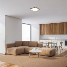 RABALUX 6907 Almond stropní svítidlo LED 12W/1260lm 4000K imitace dřeva, bílá