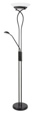 RABALUX 4554 Gamma stojanové svít.E27 2x15W+G9 1x40W matná černá