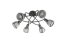 TRIO 662800632 TARIFA stropné svietidlo D590mm 6xE14 čierna matná