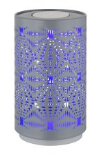 GLOBO 21018G AMIYAH dotyková stolná lampička V140mm LED 1W 40/15lm 6000K+RGBW šedá