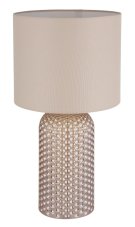 GLOBO 21735CH SOFIA stolní lampa V500mm 1xE27 champagne