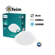 Philips 59444 MESON 080 zápustné svítidlo LED D90mm 5,5W 550/380lm 6500K bílá 8720169173644