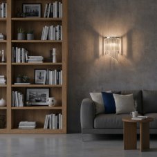 Nástěnné svítidlo Ideal lux 168913 CARLTON AP3 CROMO 3xE14 40W chrom