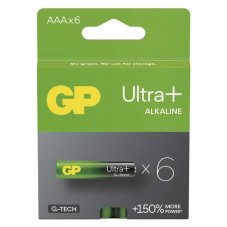 GP B03116 Alkalická batéria GP Ultra Plus LR03 (AAA), 6 ks SET-6ks