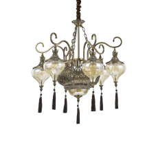 Závěsné svítidlo Ideal lux 116006 HAREM SP9 9xE27 60W leštěný