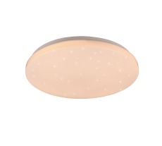 TRIO R62381100 KIRA stropní svítidlo LED D380mm 18W/2000lm 3000-6000K bílá, RGB, stmívatelné, dálkový ovladač, starlight efekt