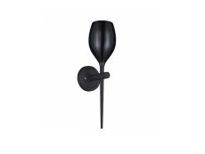AZZARDO AZ0098 DECOline IZZA WALL BLACK nástenné svietidlo 1xG4 40W IP20 lesklá čierna