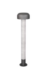 TRIO 462560178 FRASER vonkajšie stojanové svietidlo/stĺpik V845mm 1xE27 IP54 šedá, betónový vzhľad