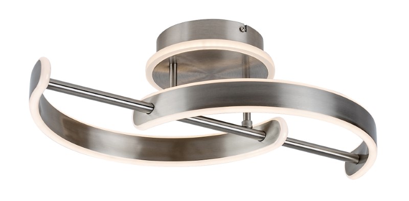 RABALUX 71052 Jarnelle stropní svítidlo LED 30W/2150lm 3000K saténová chromová, bílá