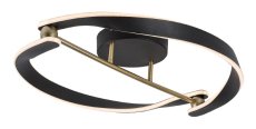 RABALUX 71149 Adalind stropné svietidlo D600mm LED 40W/4800/2200lm 3000K čierna, zlatá, biela