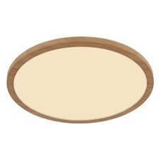 GLOBO 41562-24WW SAPANA stropní svítidlo D420mm LED 24W/2300lm 3000K IP44 imitace dřeva, bílá