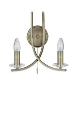 Searchlight 4162-2AB Ascona nástěnné svítidlo 2xE14