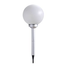 3375-24 GLOBO Exteriérové ​​solární LED svítidlo, zapichovací koule na osvětlení zahrad a teras s efektem ohně, 1x 0,06W 2700K IP44 bílá