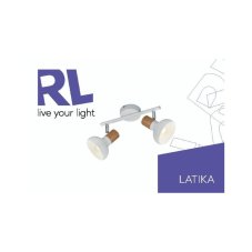 TRIO Reality R81522031 LATIKA stropní bodové svítidlo/spot 2xE14 bílá matná