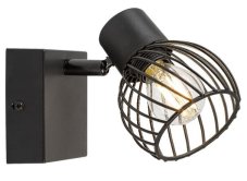 RABALUX 73001 Aberama nástěnné bodové svítidlo/spot 1xE14 černá