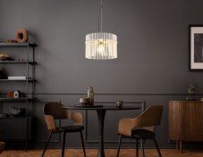 Závěsné svítidlo 1x E27 piesková IP20 GLOBO lighting GORLEY 15698HB
